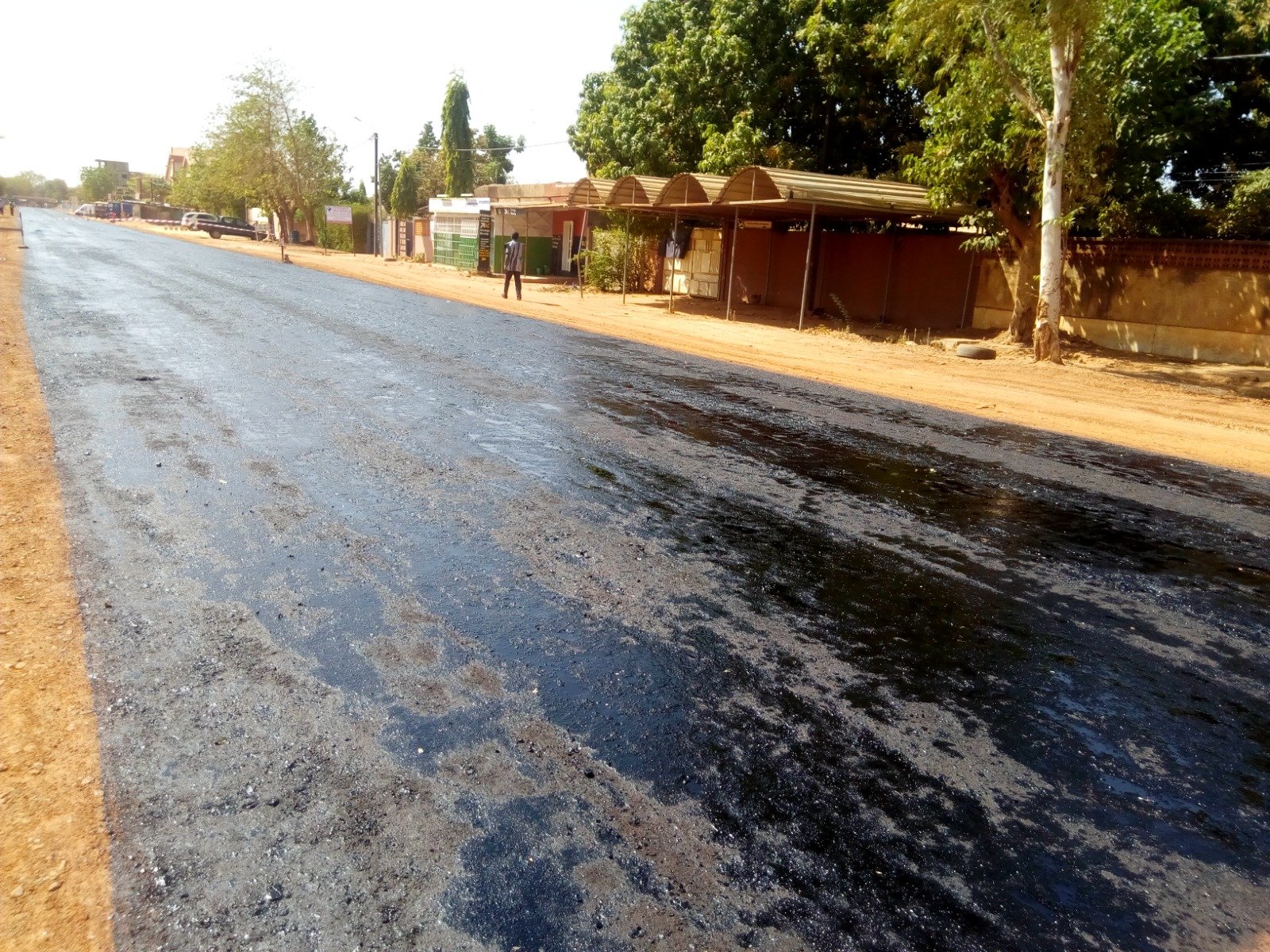 Voie d'accès au quartier Rimkiéta